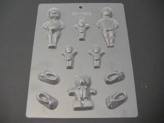 90-11586 3D Baby Set Chocolate Candy Mold  LAST ONE!